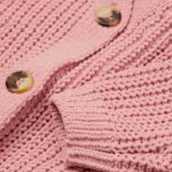 H&M Kids Light Pink Knit Cardigan – Size 6X/7 - Picture 1 of 10